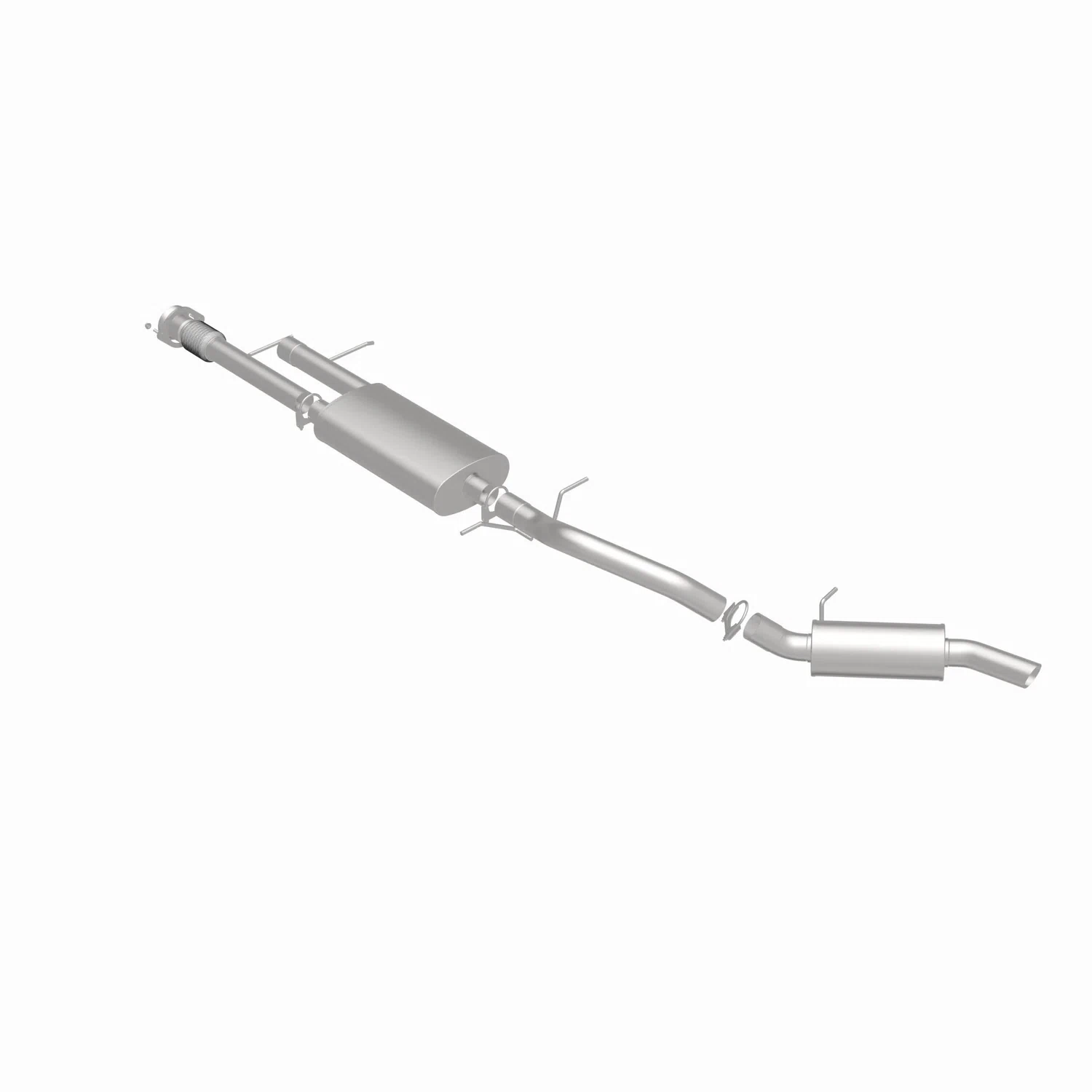2009-2010 Chevrolet Silverado 1500 Direct-Fit Replacement Exhaust System 6.2L 106-0519